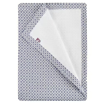 Bordsduk, bomull, Destiny, Vit/Marinblå, Shyness Produktkategori: Textil. Köp hos Byggnadsvardskompaniet.se
