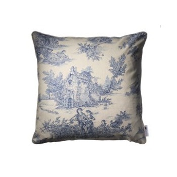 Kudde Pastorale blå 50x50 cm Produktkategori: Textil. Köp hos Byggnadsvardskompaniet.se