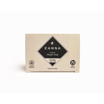 Tvål, Aleppo, 55%, Cosmos Organic, Eanna Produktkategori: Fast Tvål. Köp hos Byggnadsvardskompaniet.se