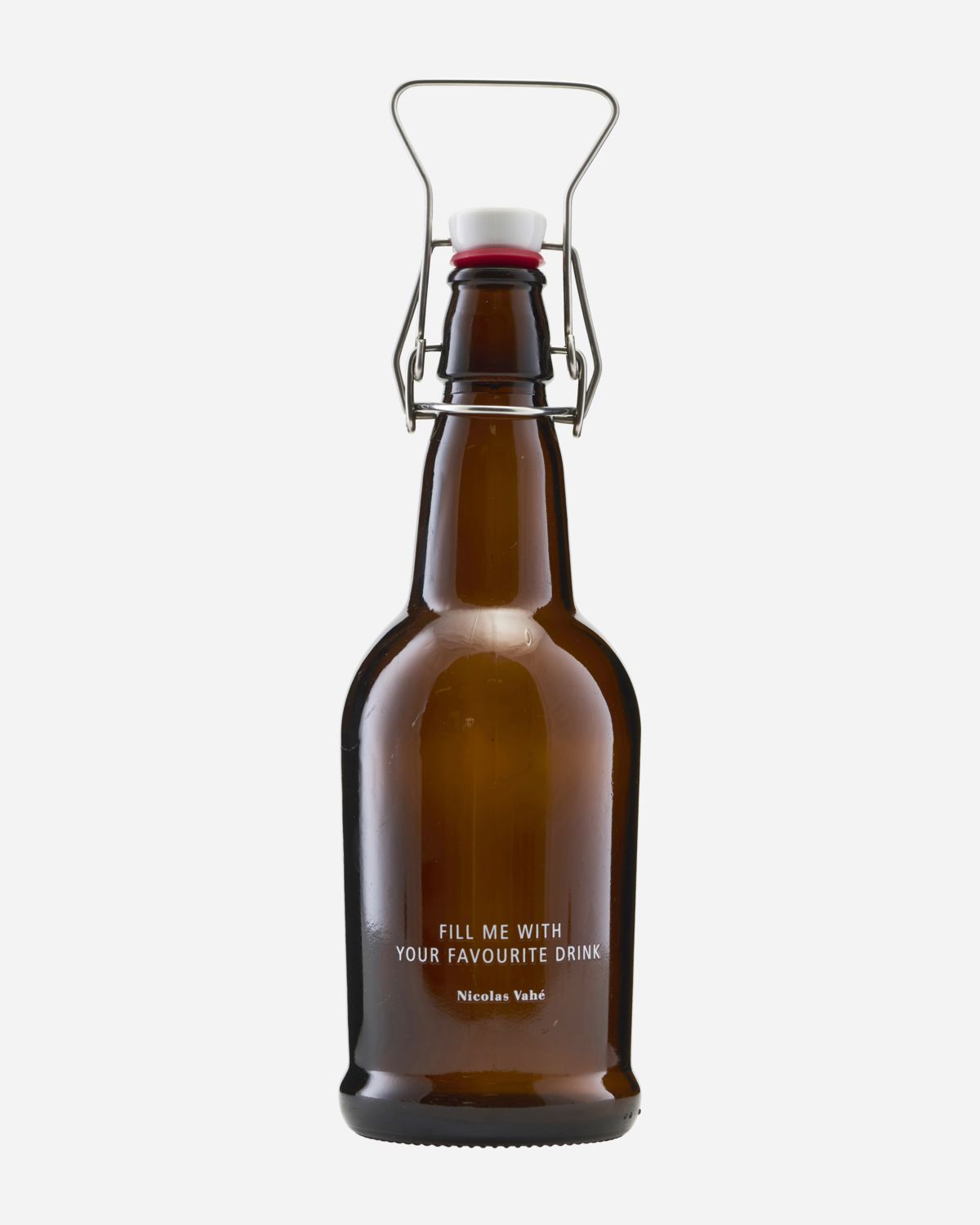 Glasflaska med patenkork, Brun, 480 ml Produktkategori: Inredning. Köp hos Byggnadsvardskompaniet.se