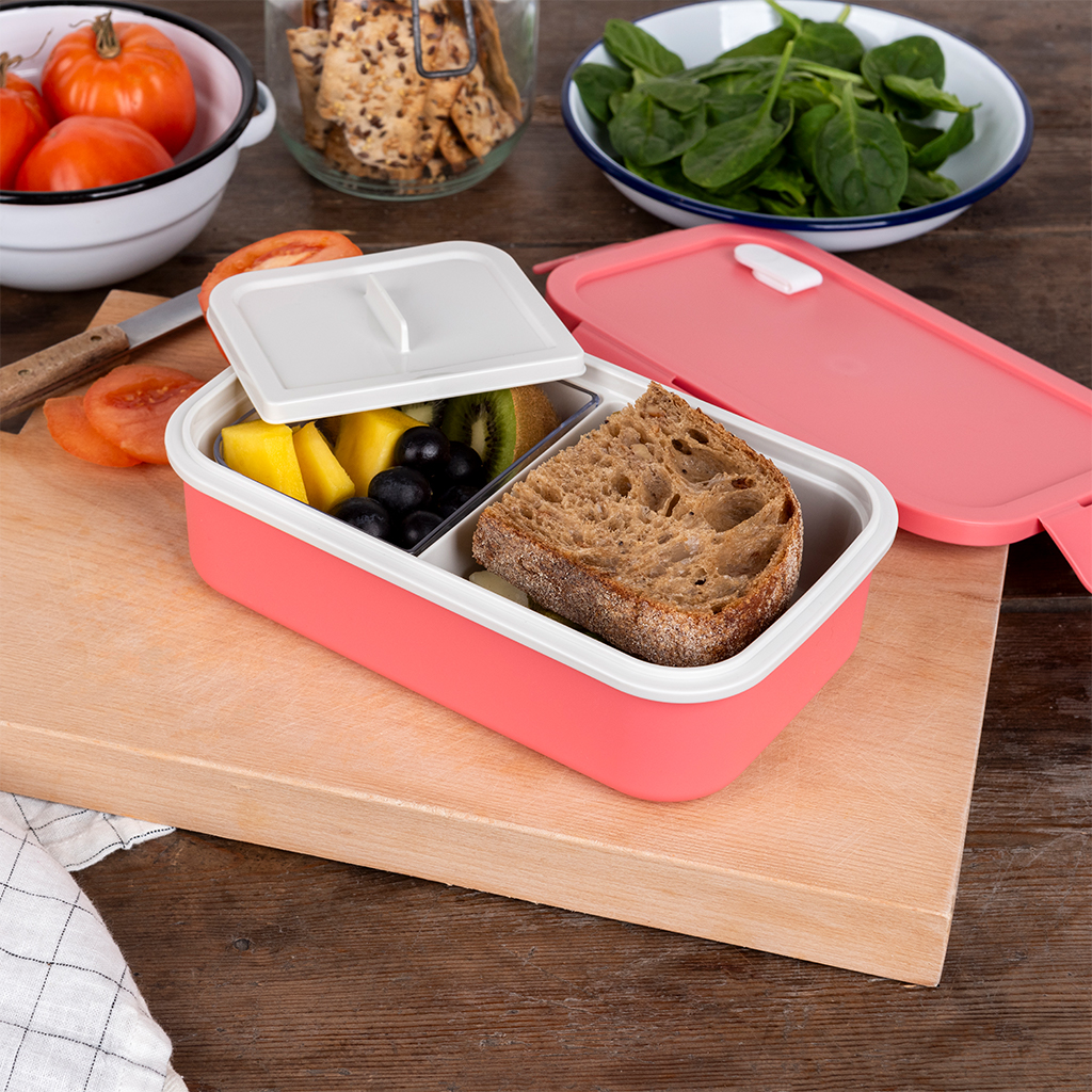 Dubbelväggad lunchlåda med fack - Rosa Produktkategori: . Köp hos Byggnadsvardskompaniet.se