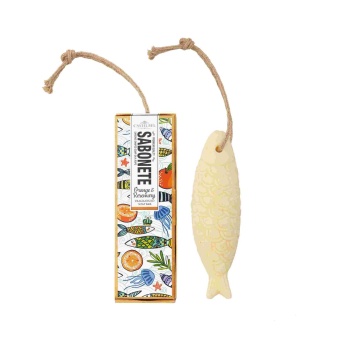 Castelbel Sardine Soap on a Rope – Orange & Rosemary Produktkategori: Fast Tvål. Köp hos Byggnadsvardskompaniet.se